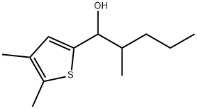 4,5-Dimethyl-α-(1-methylbutyl)-2-thiophenemethanol 结构式