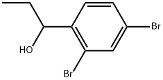 2,4-Dibromo-α-ethylbenzenemethanol Structure
