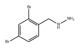 (2,4-dibromophenyl)methyl]hydrazine 结构式