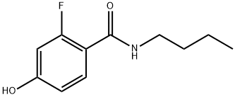N-butyl-2-fluoro-4-hydroxybenzamide,1698569-95-7,结构式