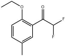 1-(2-Ethoxy-5-methylphenyl)-2,2-difluoroethanone Structure