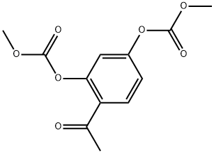 4-乙酰基亚苯基-1,3-碳酸二甲酯, 170166-34-4, 结构式