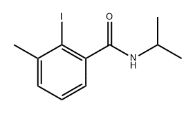 2-Iodo-N-isopropyl-3-methylbenzamide,1702458-24-9,结构式