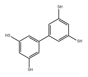 biphenyl-3,3’,5,5’-tetrathiol Structure