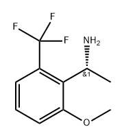 (R)-1-(2-methoxy-6-(trifluoromethyl)phenyl)ethan-1-amine Struktur