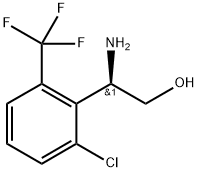 (2R)-2-amino-2-[2-chloro-6-(trifluoromethyl)phenyl]ethan-1-ol Structure