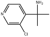 2-(3-氯吡啶-4-基)丙烷-2-胺 结构式