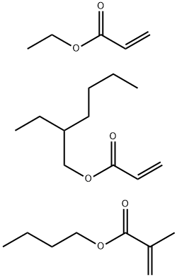 2-프로펜산,2-메틸-,부틸에스테르,2-에틸헥실2-프로페노에이트및에틸2-프로페노에이트와의중합체