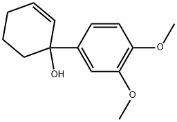 1-(3,4-Dimethoxyphenyl)-2-cyclohexen-1-ol 结构式