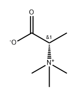 [S,(-)]-2-(Trimethylaminio)propanoic acid ion Structure