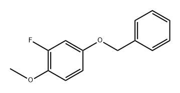 4-(苄氧基)-2-氟-1-甲氧基苯 结构式