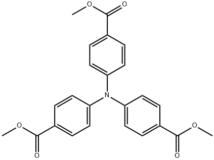 Benzoic acid, 4,4',4''-nitrilotris-, 1,1',1''-trimethyl ester Structure