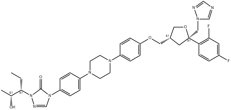 Posaconazole Impurity 17 化学構造式