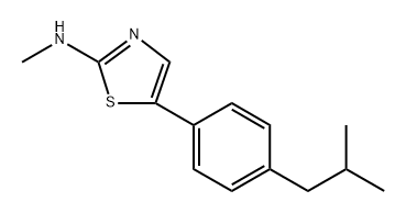 5-(4-Isobutylphenyl)-N-methylthiazol-2-amine|