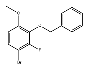 2-(Benzyloxy)-4-bromo-3-fluoro-1-methoxybenzene Struktur