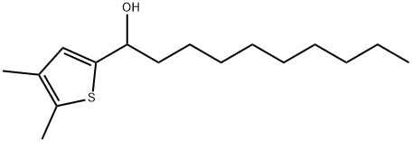 4,5-Dimethyl-α-nonyl-2-thiophenemethanol Structure