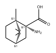 (1R,2R,4R)-2-amino-1,7,7-trimethyl-norbornane-2-carboxylic acid,17138-08-8,结构式