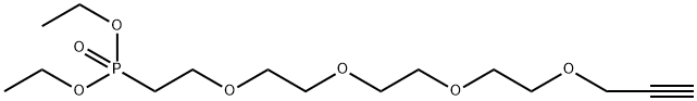 Propargyl-PEG4-Phosphonic Ester Structure