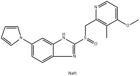 艾普拉唑钠, 172152-50-0, 结构式