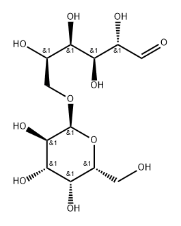 6-O-α-D-Galactopyranosyl-D-mannose Struktur