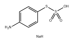 Thiosulfuric acid S-(4-aminophenyl)O-sodium salt Structure