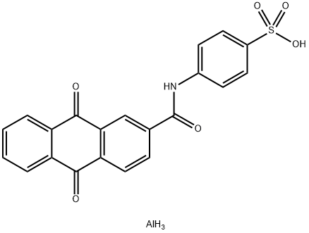 4-[[(9,10-Dihydro-9,10-dioxo-2-anthracenyl)carbonyl]amino] benzenesulfonic acid, aluminum salt(3:1)|