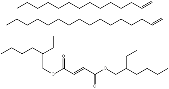 十四烯/十六烯/MA 共聚物乙基己酯, 173521-40-9, 结构式