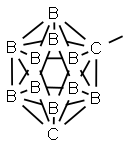 1-Methyl-1,7-dicarba-closo-dodecaborane Structure