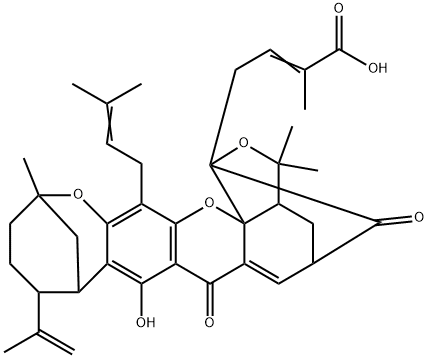 Gambogellic acid,173867-04-4,结构式