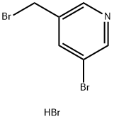 3-bromo-5-(bromomethyl)pyridine hydrobromide Struktur