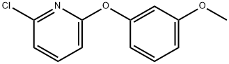 2-Chloro-6-(3-methoxyphenoxy)pyridine 结构式