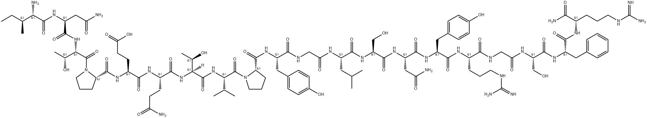 Big Endothelin-3 (22-41) amide (human) trifluoroacetate salt H-Ile-Asn-Thr-Pro-Glu-Gln-Thr-Val-Pro-Tyr-Gly-Leu-Ser-Asn-Tyr-Arg-Gly-Ser-Phe-Arg-NH2 trifluoroacetate salt Structure