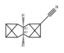 1,2,3:4,5,6-Dimethenopentalene-2(1H)-carbonitrile,hexahydro-,(1-alpha-,2-bta-,3-alpha-,3a-bta-,6a-bta-)-(9CI) 结构式