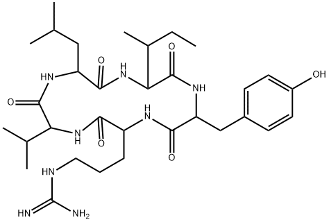 174689-41-9 Cyclo(D-alloisoleucyl-L-tyrosyl-D-arginyl-D-valyl-L-leucyl) (9CI)