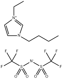 1‐BUTYL‐3‐ETHYLIMIDAZOLIUM BIS(TRIFLUOROMETHYLSULFONYL)IMIDE Structure