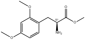 methyl (2S)-2-amino-3-(2,4-dimethoxyphenyl)propanoate,174906-28-6,结构式