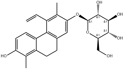 Juncusol 7-O-glucoside 化学構造式