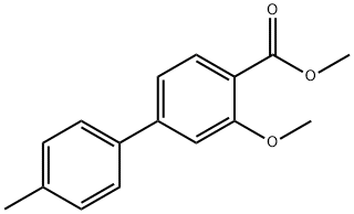 Methyl 3-methoxy-4'-methyl-[1,1'-biphenyl]-4-carboxylate,175152-81-5,结构式