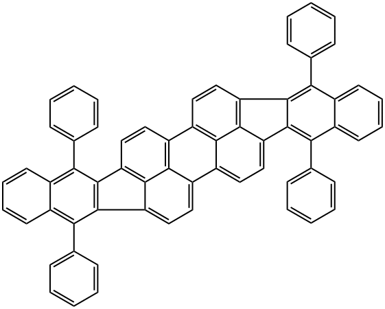 Bisbenz[5,6]indeno[1,2,3-cd:1',2',3'-lM]perylene, 5,10,15,20-tetraphenyl- Structure