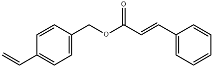 3-phenyl-[ (4-ethenylphenyl)methyl] -(E)-2-propenoic acid ester|3-苯基-[(4-乙烯基苯基)甲基]-(E)-丙烯酸酯