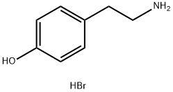 Phenol, 4-(2-aminoethyl)-, hydrobromide (1:1) Structure