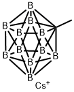 Cesium 1-methyl-1-carbadodecaborate Structure