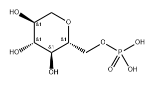1,5-anhydroglucitol-6-phosphate 化学構造式