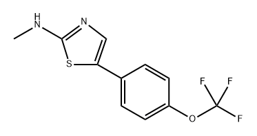 N-methyl-5-(4-(trifluoromethoxy)phenyl)thiazol-2-amine Structure