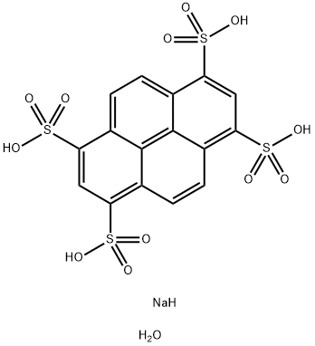 1,3,6,8-PYRENETETRASULFONIC ACID (SODIUM SALT HYDRATE), 1771776-02-3, 结构式