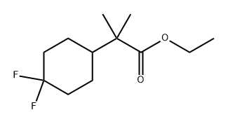 ethyl 2-(4,4-difluorocyclohexyl)-2-methylpropanoate Struktur