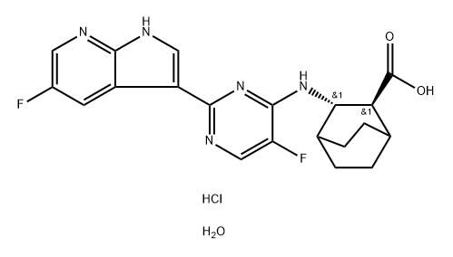 Pimodivir hydrochloride Struktur