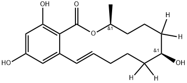 α-Zearalenol-d4 (Major) Structure