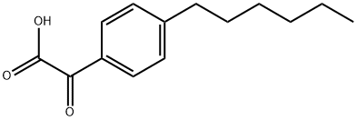 2-(4-hexylphenyl)-2-oxoacetic acid 结构式