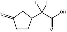 Cyclopentaneacetic acid, α,α-difluoro-3-oxo-|2,2-二氟-2-(3-氧代环戊基)乙酸